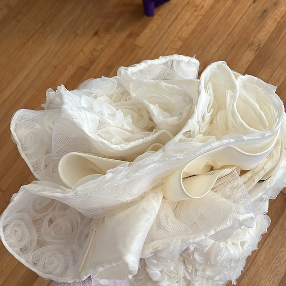 Reformation Rosy Dress-Ivory 3D floral skirt NWT - Picture 11 of 17